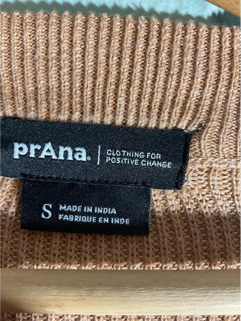 prAna Cozy Colorblock Knit Sweater - Size Small - Picture 3 of 6